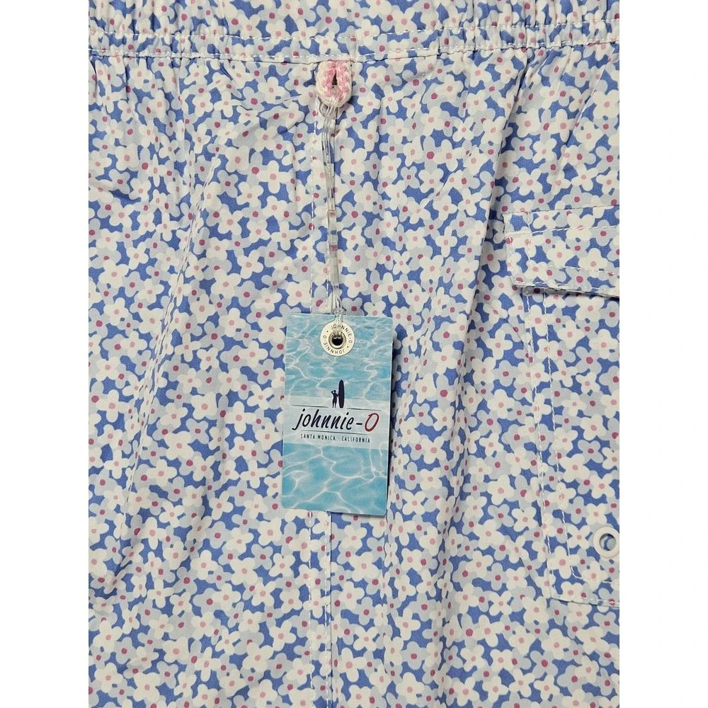 Johnnie-O Swim Trunks Men's XXL Malibu Every Daisy Floral Mesh Lined NWT